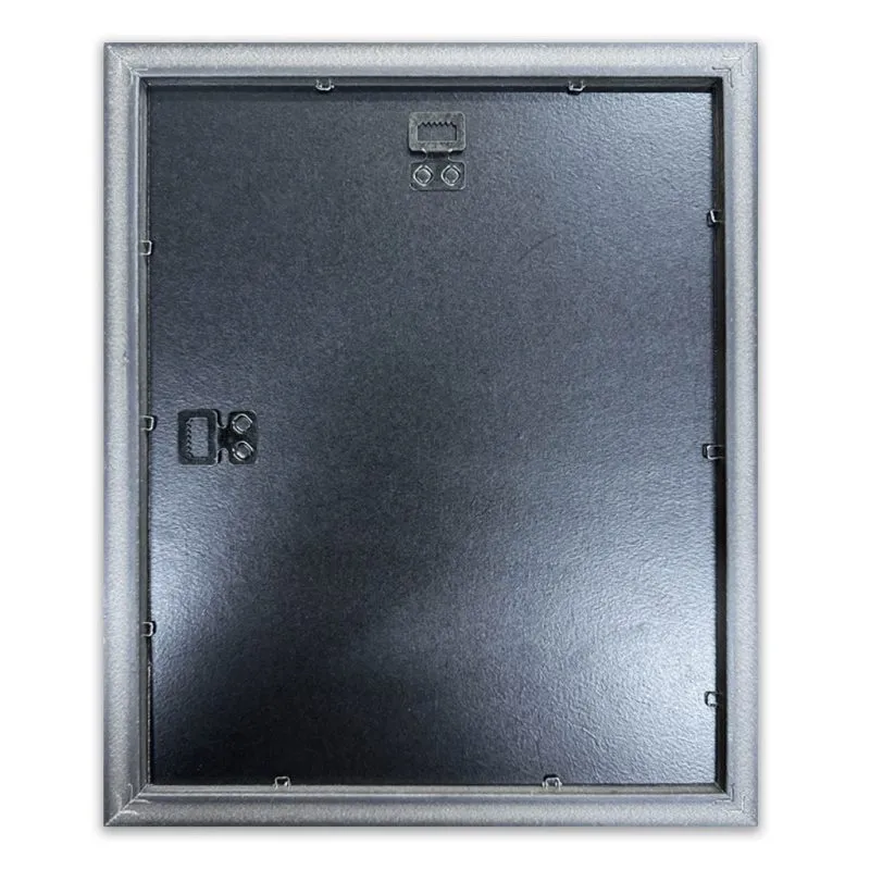 10 Inch Black Wood Picture Frame Back