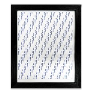 10 Inch Black Wood Picture Frame Front No Insert