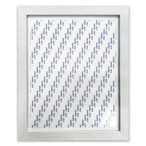 10 Inch White Wood Picture Frame Front No Insert