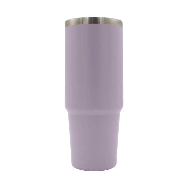 oz Travel Mug Purple With Colourful Handle Sublimation Blank No Lid