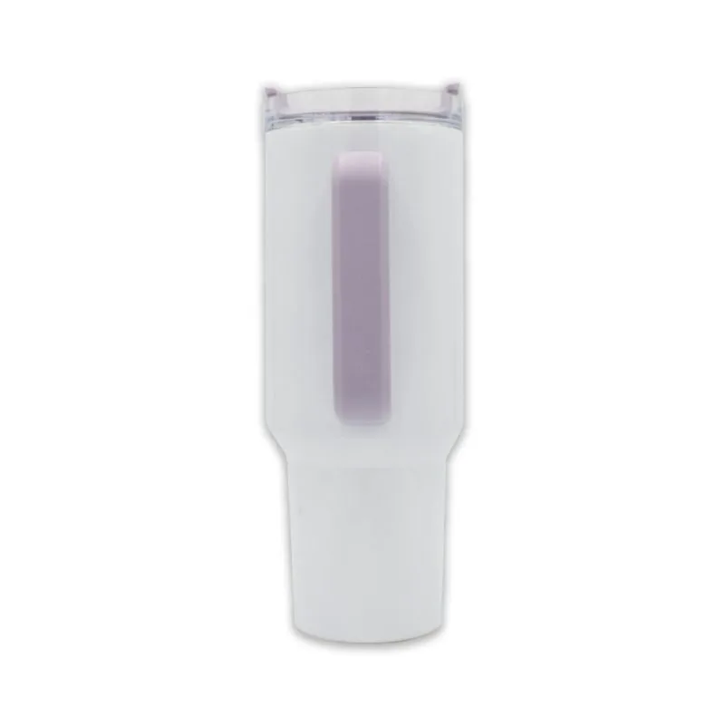 oz Travel Mug Colourful Handle Purple Sublimation Blank Handle No Straw