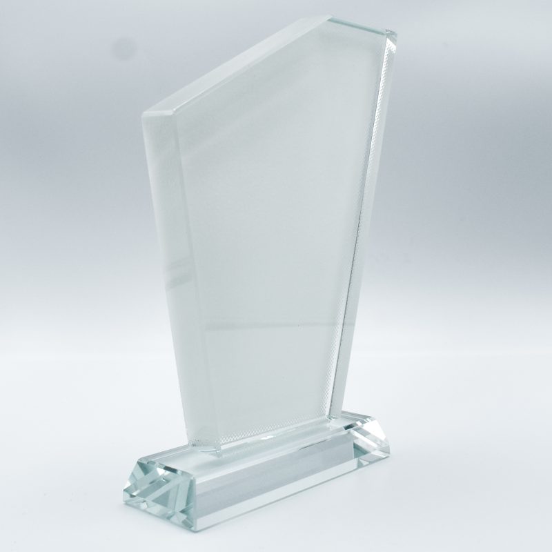 Aztec Crystal Sublimation Blank Trophy Display Side Angle