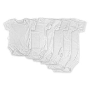 Baby Grow Tee Shirt White Cover Sublimation Blank Australia