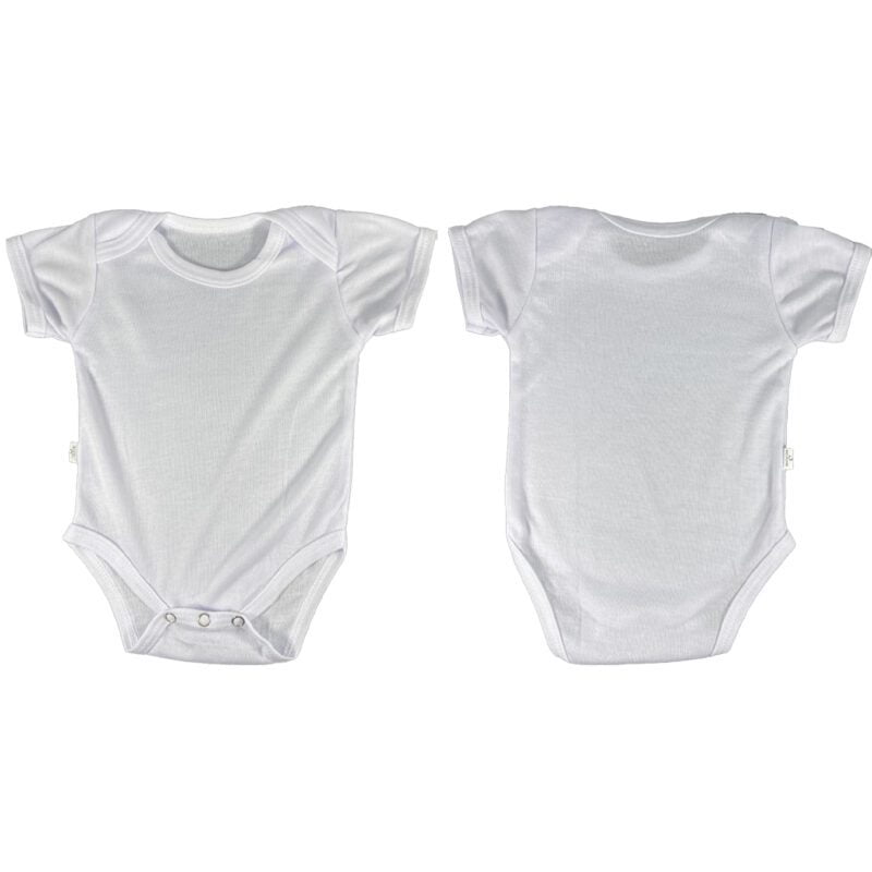 Baby Grow Tee Shirt White Small Sublimation Blank Australia