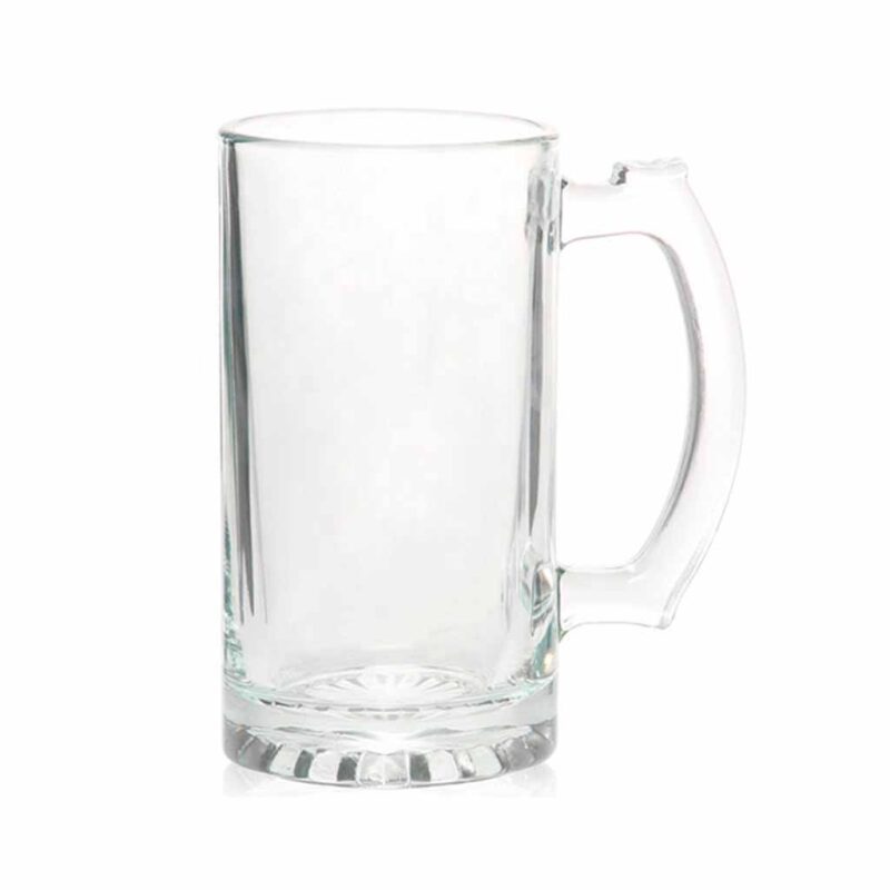 Beer Stein 16oz Clear Glass Sublimation Blank