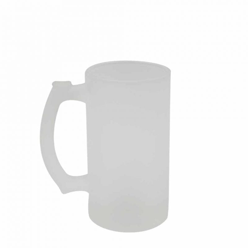 Beer Stein 16oz Frosted Glass Sublimation Blank