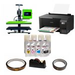 Beginner Sublimation Kit with Small Heat Press and Izumi Printer Package