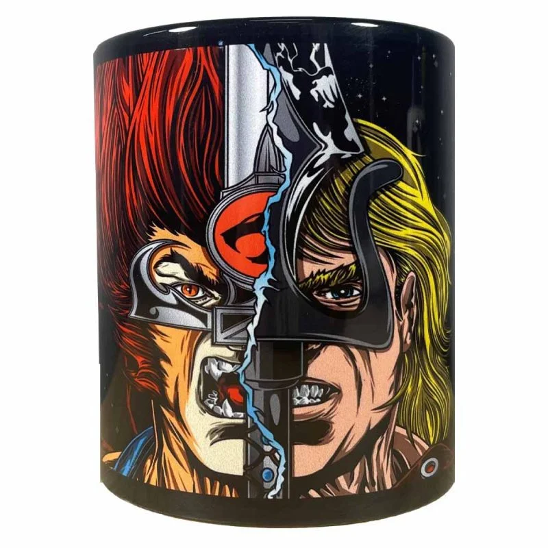 Black Sublimation 11 oz White Panel Mug Printed