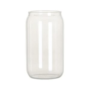 Clear Libby Glass Can 12oz No Lid No Straw Sublimation Blank