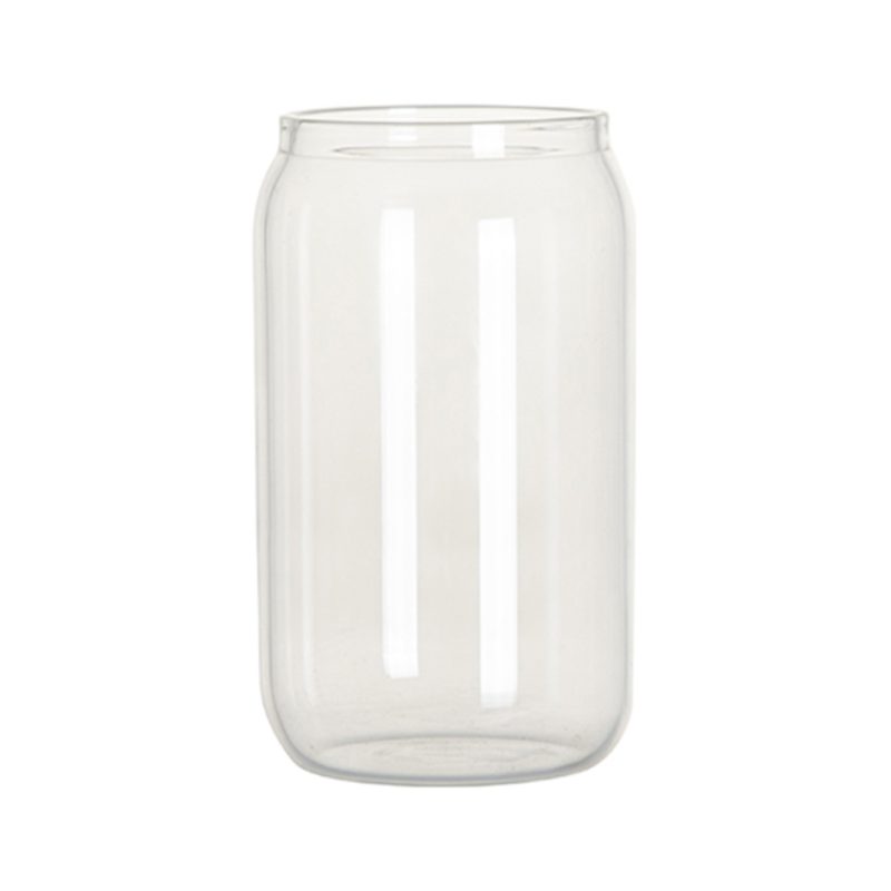 Clear Libby Glass Can oz No Lid No Straw Sublimation Blank