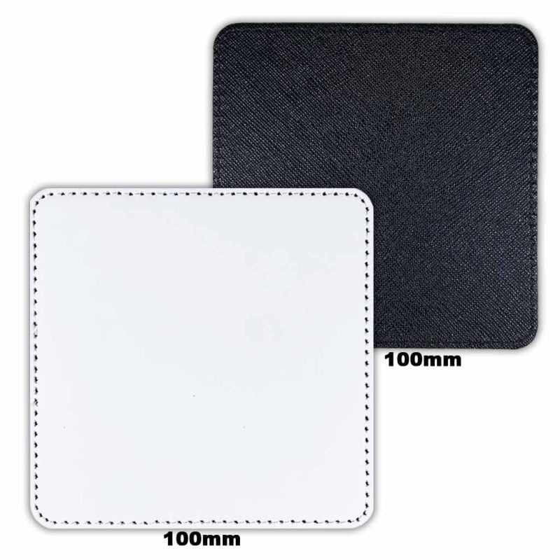 Coaster PU Leather Sublimation Blank Measurements