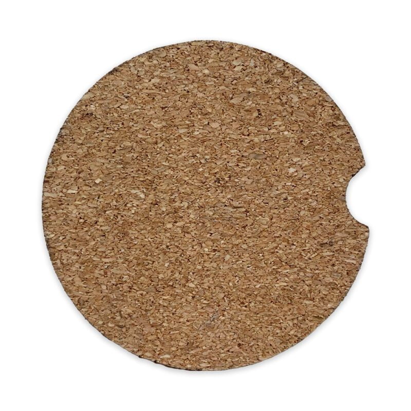 Coaster Round Car Coaster MDF with Cork Sublimation Blank Back