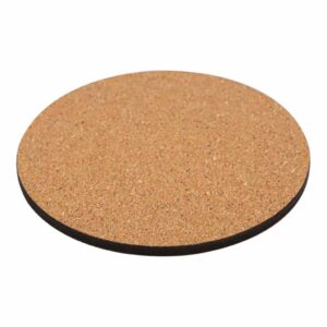 Coaster Round MDF with Cork Sublimation Blank Back