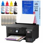 ET2820 Dye Sublimation Printer A Sub Ink Sure Colour Paper Package A4