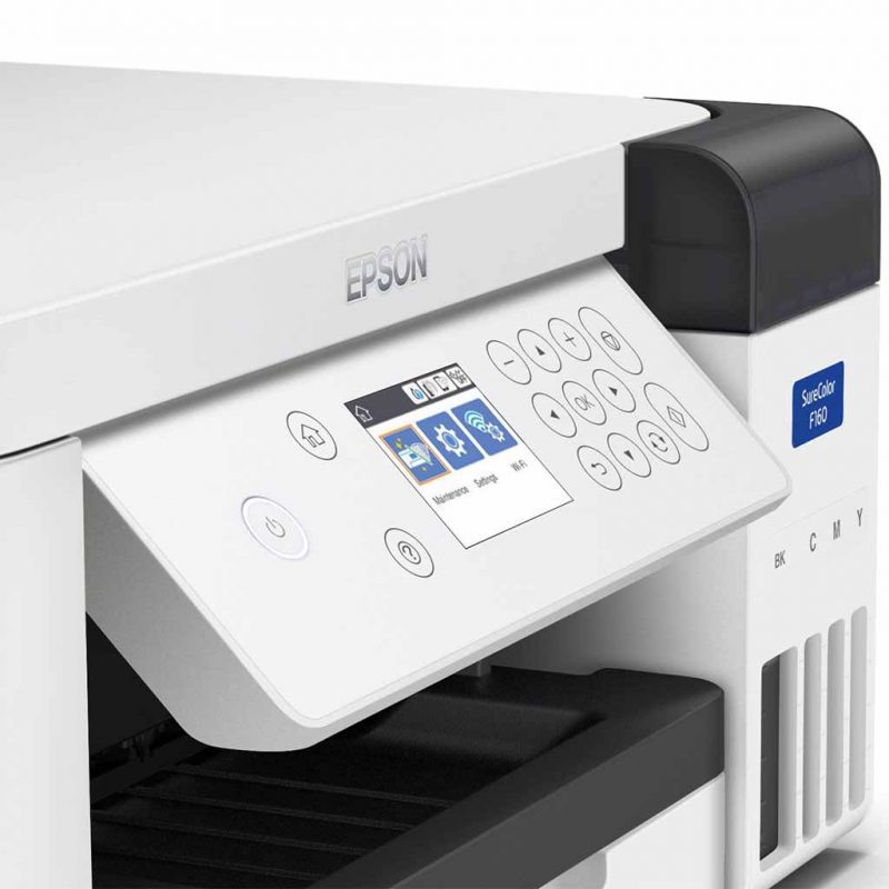 Epson F160 Dye Sublimation Printer Control Panel