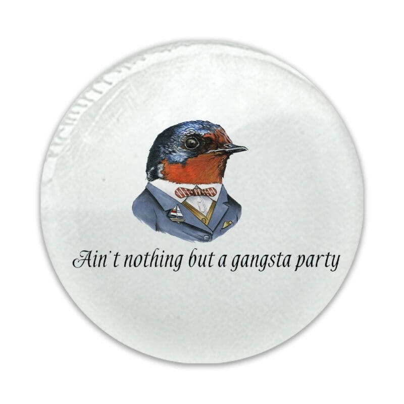 Extra Large Round Magnet Acrylic Printed Example