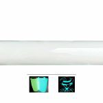 Flexi Weed PU Self Heat Transfer Vinyl HTV R02 Luminous White Glow Blue Gloss