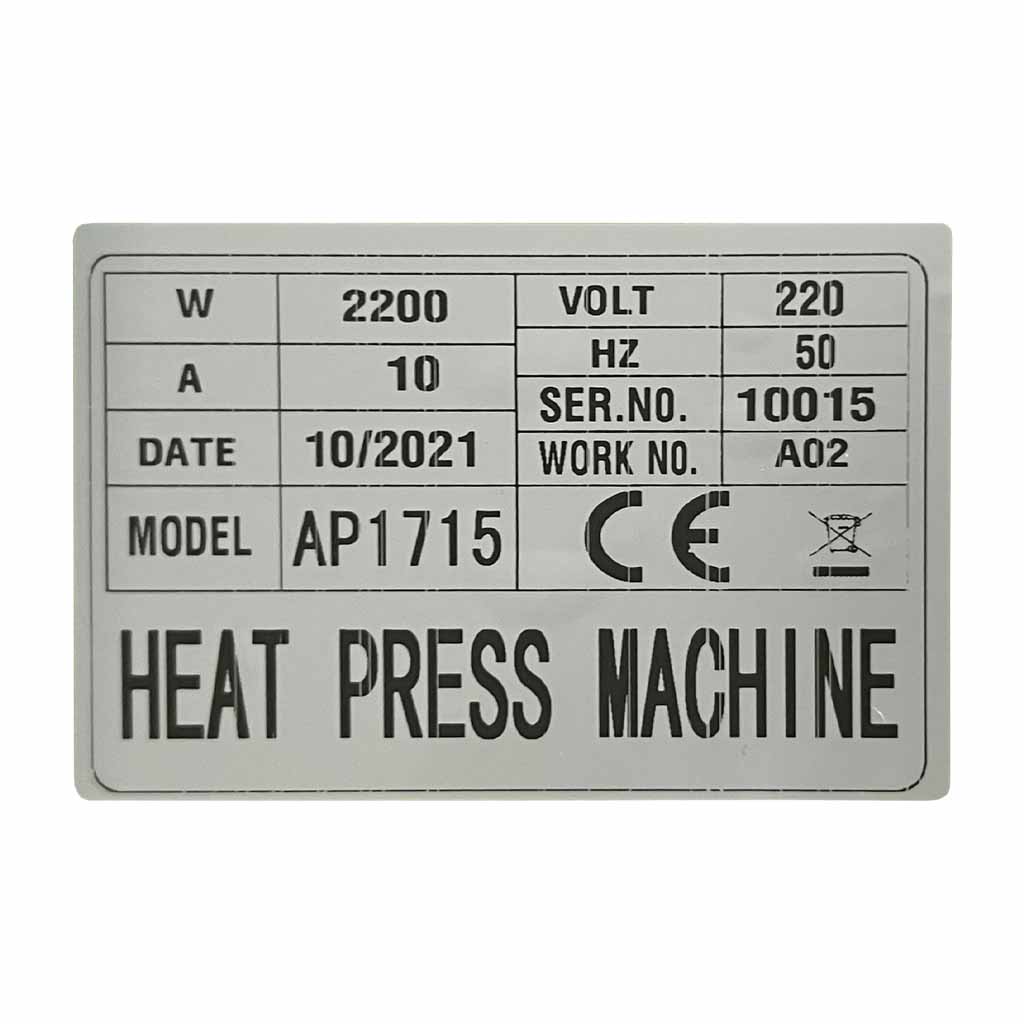 Heat press platen cover - 40 cm x 50 cm, Teflon