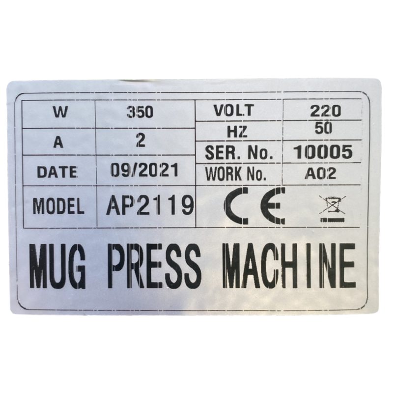 H6T119 Digital Tumbler 20oz 30 oz Mug Heat Press Label