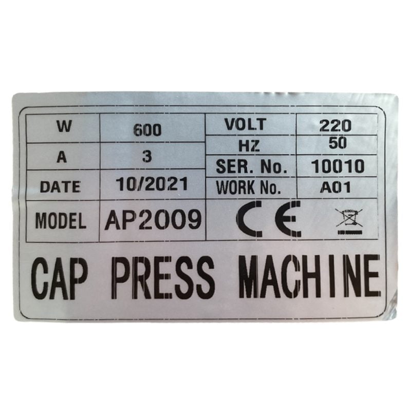 H92009 Digital Rotary Hat Heat Press Label