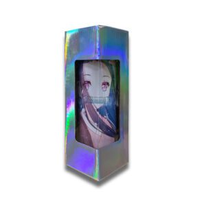 Holographic Tumbler Gift Box Front with Tumbler
