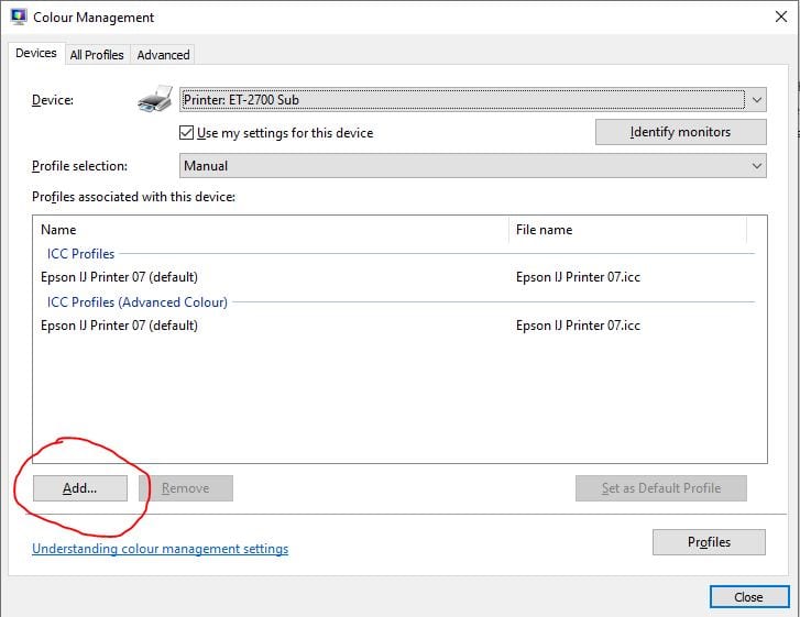 ICC Colour Management for Epson Printers Instructions Step by Step 2