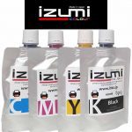 Izumi Dye Sublimation Ink CMYK 4 Pack 100ml sub