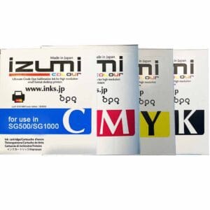 Izumi Dye Sublimation Ink CMYK 4 Pack SG500 SG1000 Sawgrass Clean