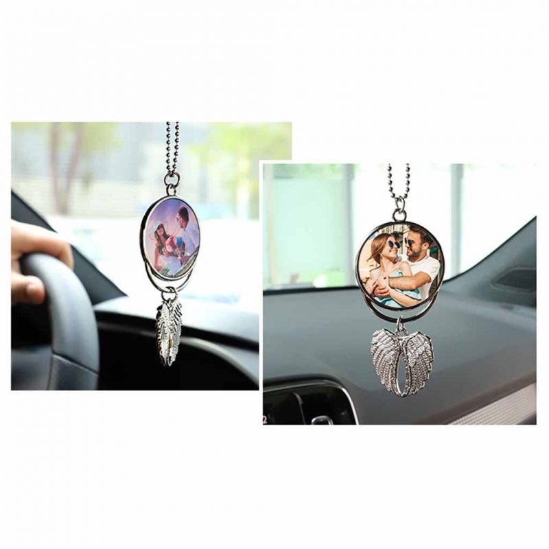 Keepsake Ornament Sublimation Blank Car Hanger Examples