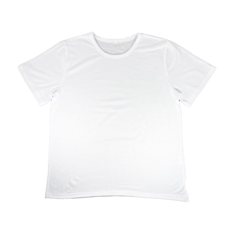 Kids Polyester Tee Shirts White Size 160 Front Sublimation Blank Australia
