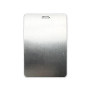 Large Aluminium ID Card Back