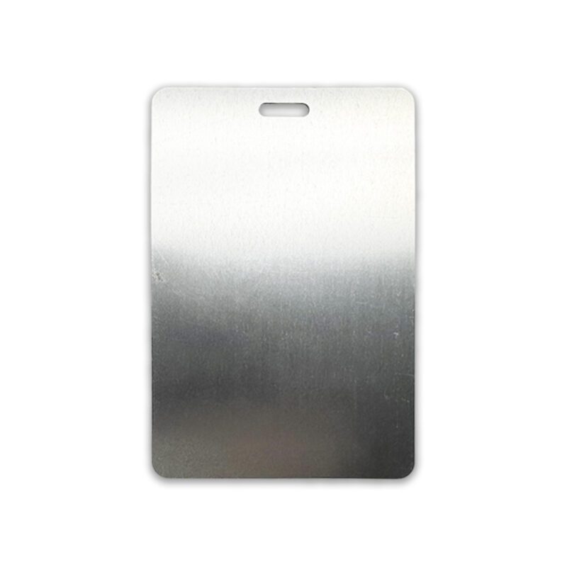 Large Aluminium ID Card Back