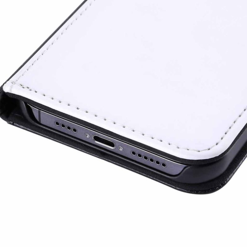 Leather Flip Apple iPhone Phone Case Sublimation Blank Ports