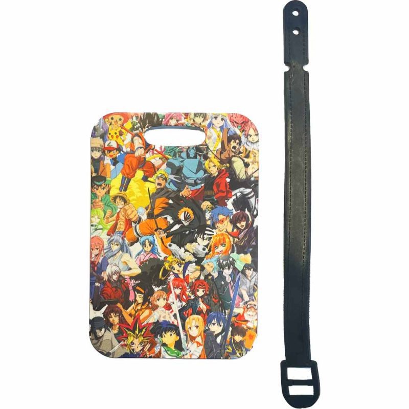 Luggage Tag PVC PET Sublimation Blank Printed Anime