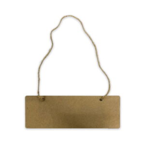 MDF hanging sign signage sublimation blanks australia back