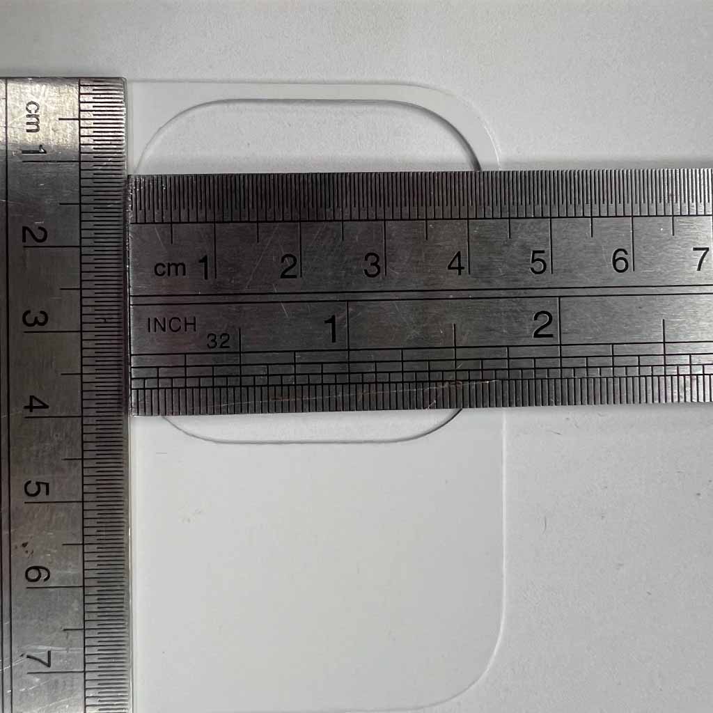 Measuring Sublimation Blank Phone Case Insert