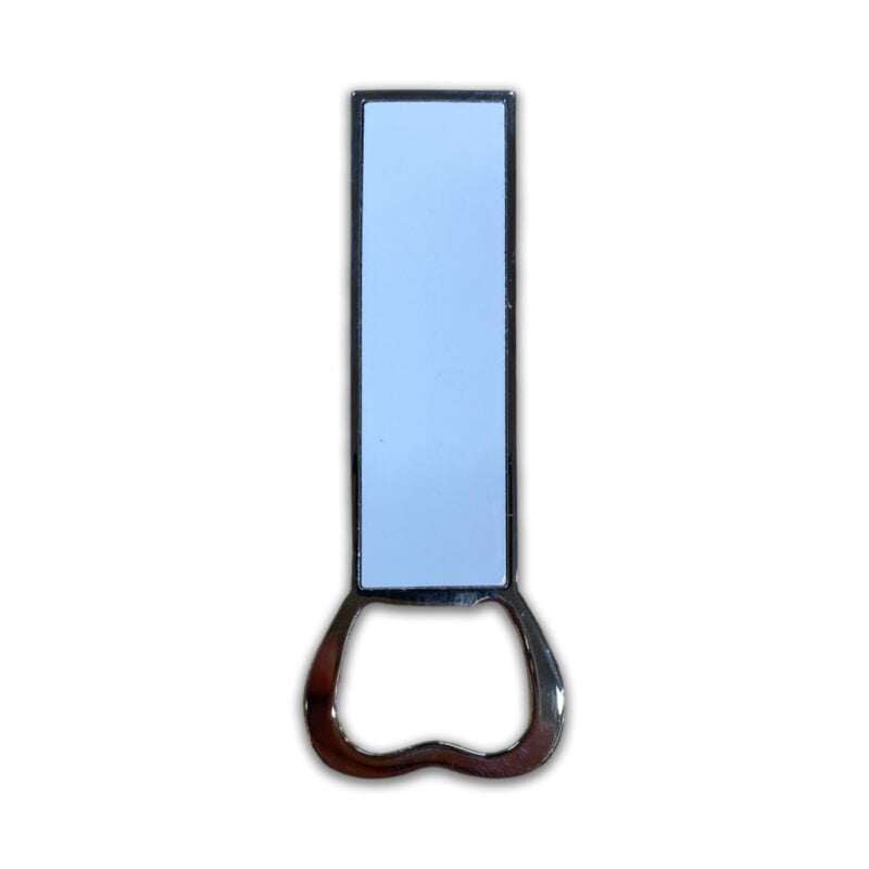 Metal Bottle Opener Fridge Magnet Heavy Duty Sublimation Blank Front