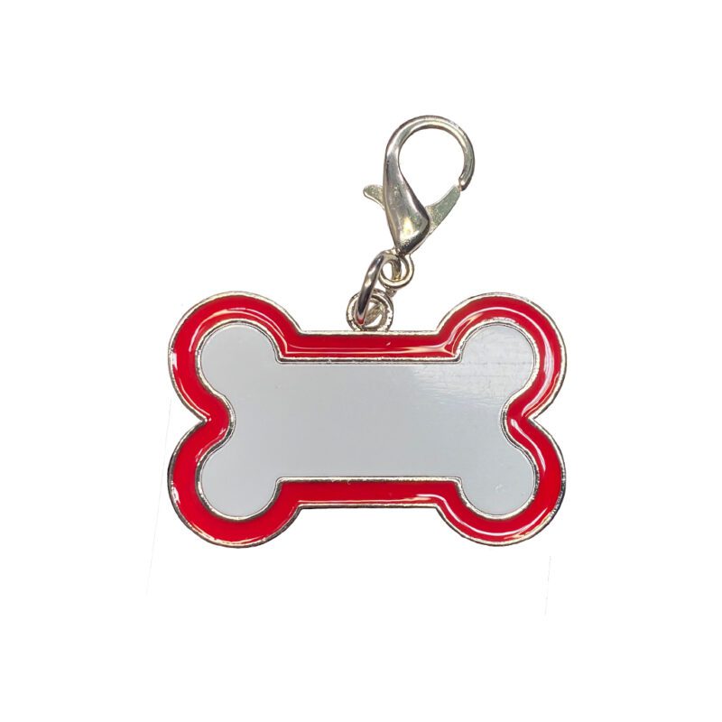 Metal Dog Tag Red Sublimation Blank Australia