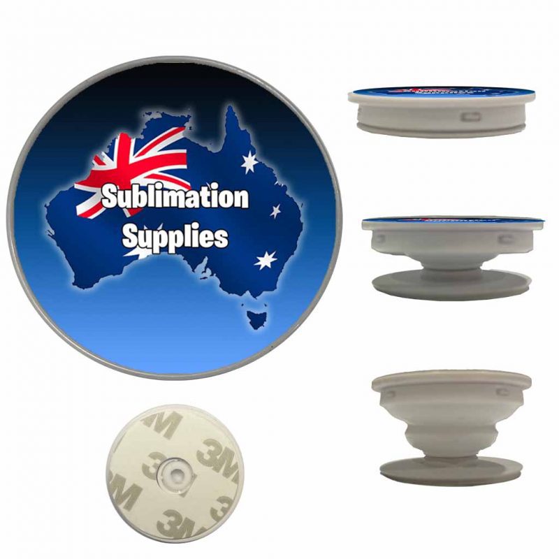 Pop Phone Holder Socket Blank Sublimation Australia White