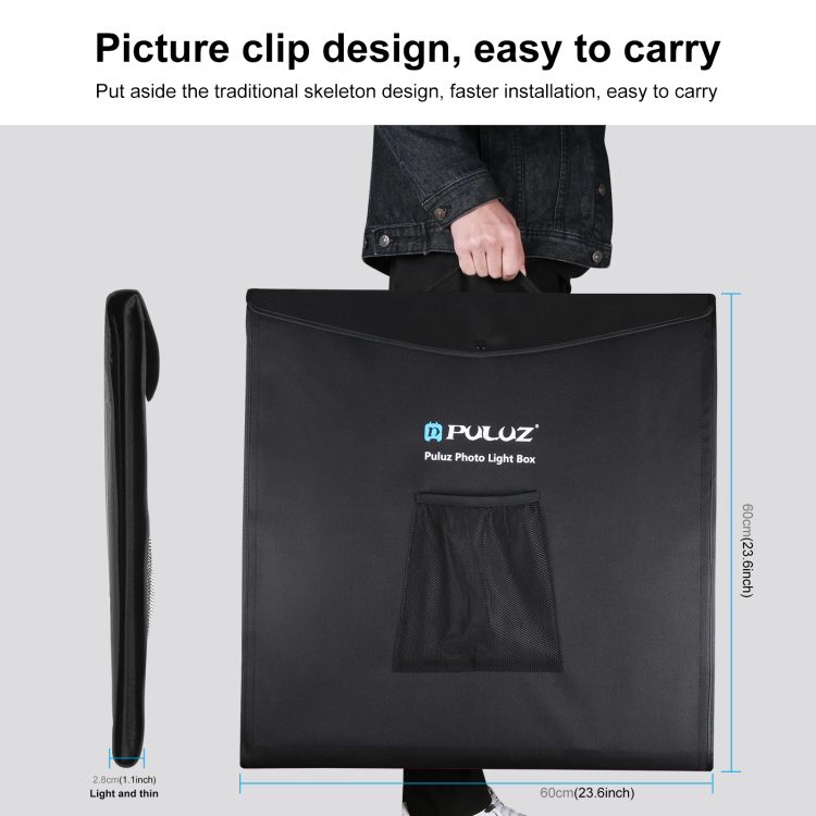 Puluz 60cm Light Box for Product Photography Pack Up