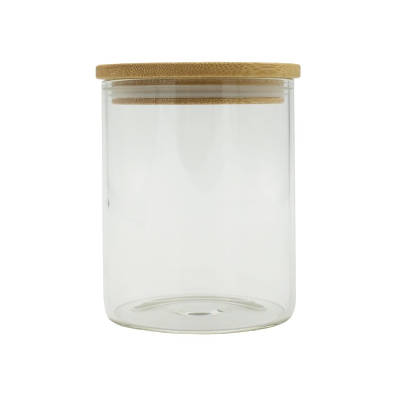 Sublimation Candle Glass Clear Front Full Product Lid On