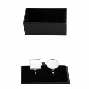 Sublimation Cufflinks Blank Square Gift Box 1