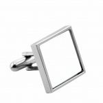Sublimation Cufflinks Blank Square Side