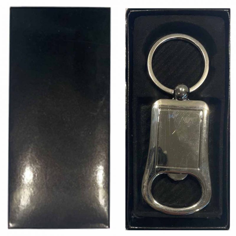 Sublimation Keyring Blank Rectangle Bottle Opener Back