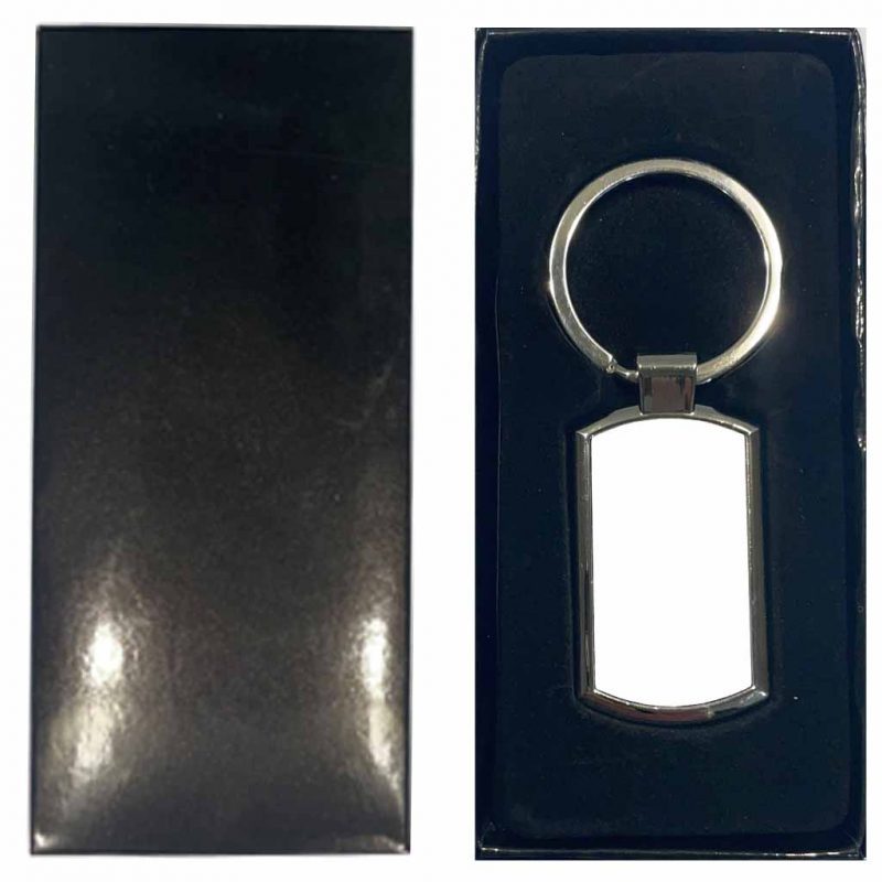 Sublimation Keyring Blank Rounded Rectangle