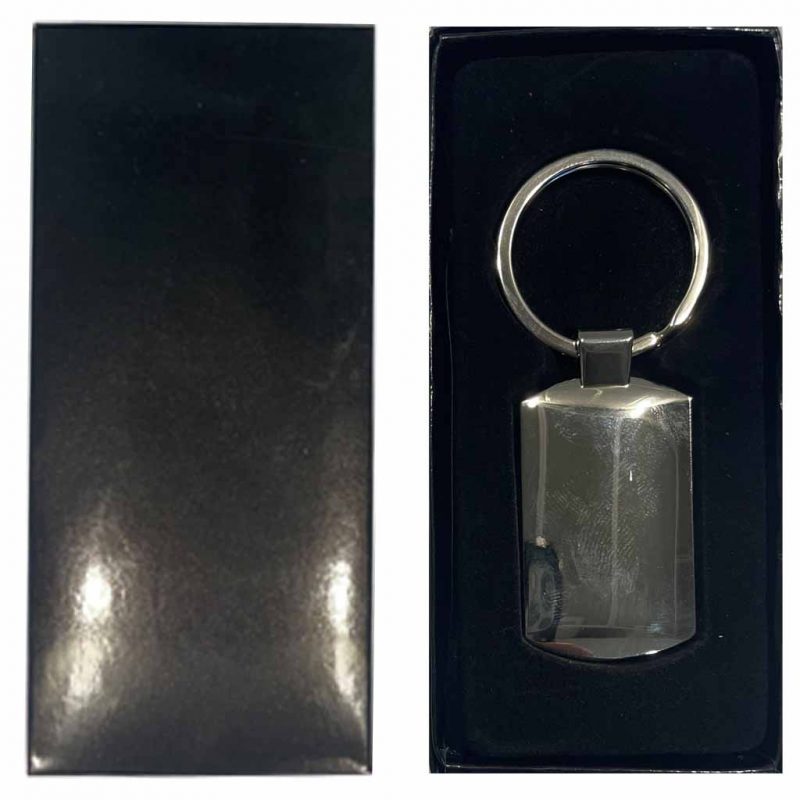 Sublimation Keyring Blank Rounded Rectangle Back