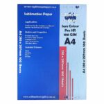 Sure Colour Pro Sublimation A4 100 GSM Paper 100 Sheets Cheap High Release Quality Front