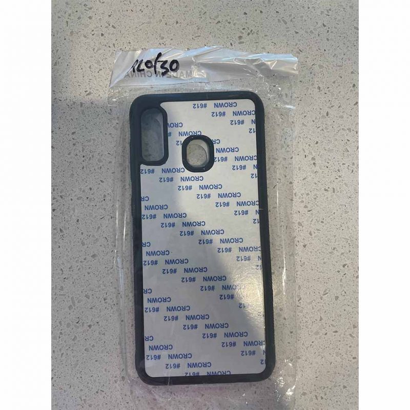 TPU PC Sublimation Phone Case For Samsung Galaxy A20 A30 Blank 512 Tape Australia Wholesale in Packet