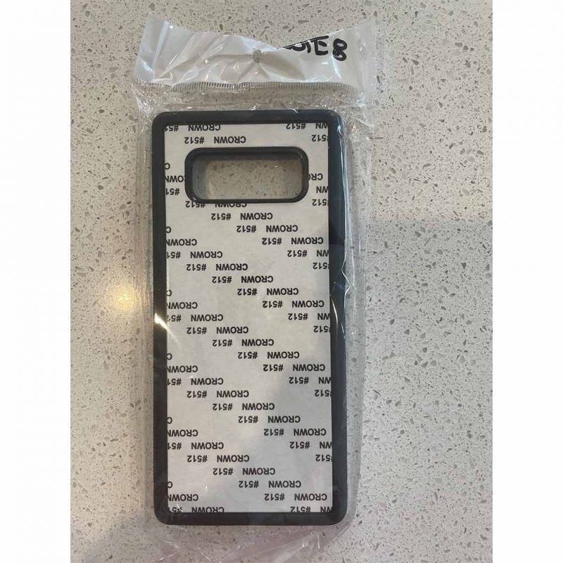 TPU PC Sublimation Phone Case For Samsung Galaxy Note 8 Blank 512 Tape Australia Wholesale in Packet