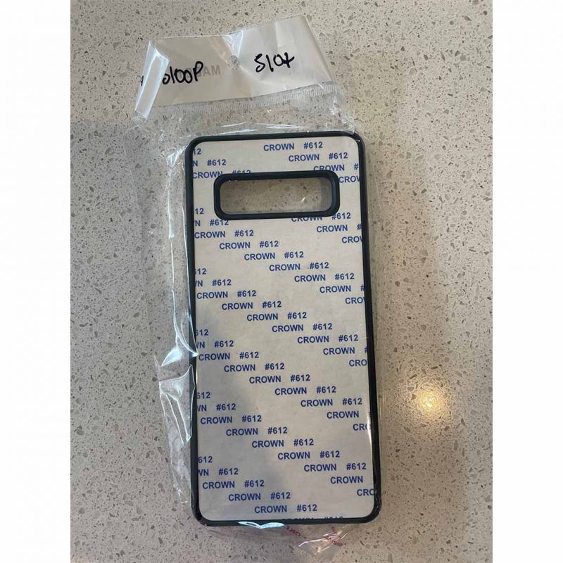 TPU PC Sublimation Phone Case For Samsung Galaxy S10 Plus Blank 512 Tape Australia Wholesale in Packet